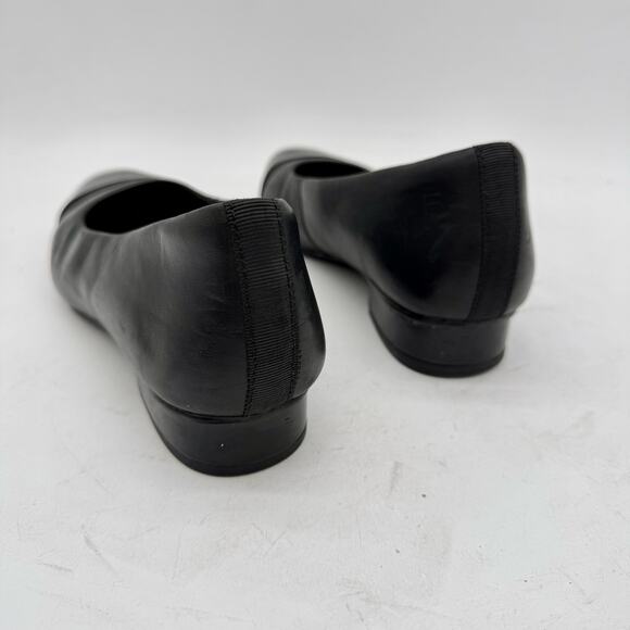 Clarks Women's Juliet Monte Black Leather Slip On Loafers Flats Women's 7 - Picture 6 of 8